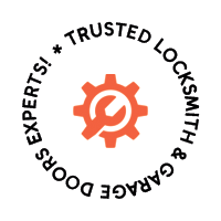 Trusted Locksmith and Garage Door Experts Badge Fortify Services logo icon for trust and reliability