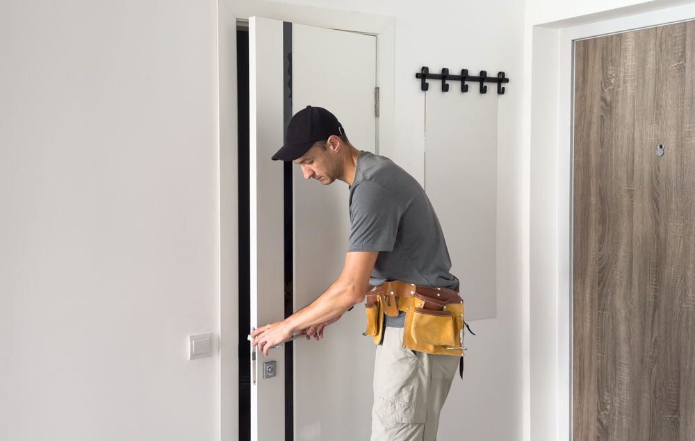 Sliding patio door lock repair by Fortify Services