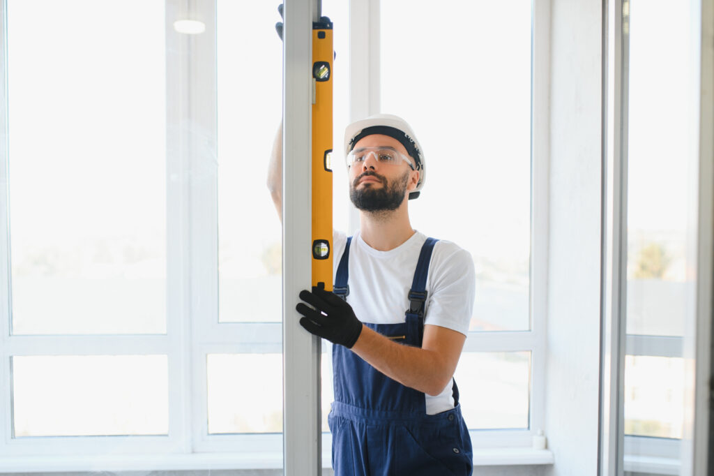 Window installation by Fortify Services technician