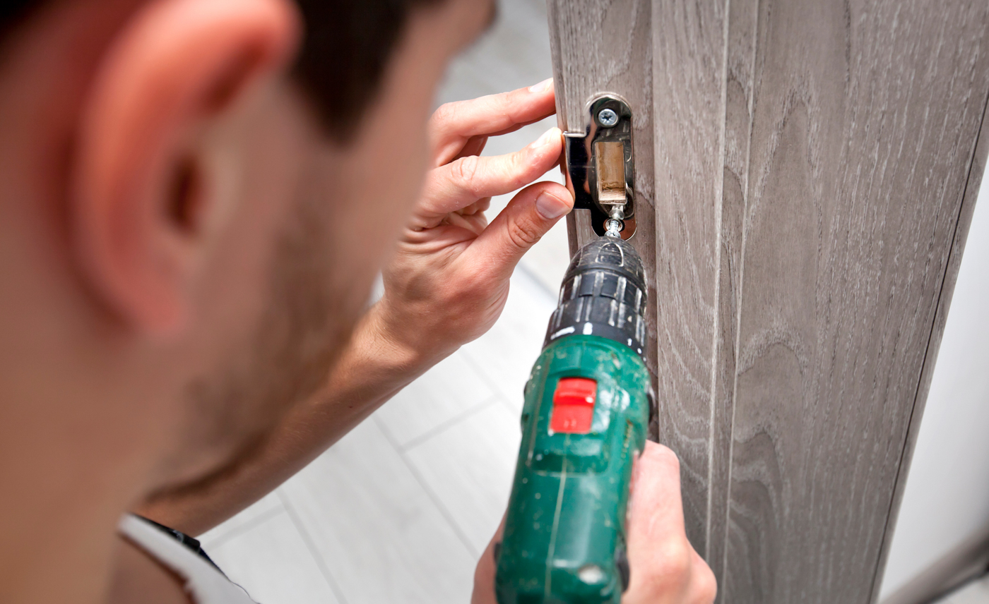 Professional keyless lock installation for office security