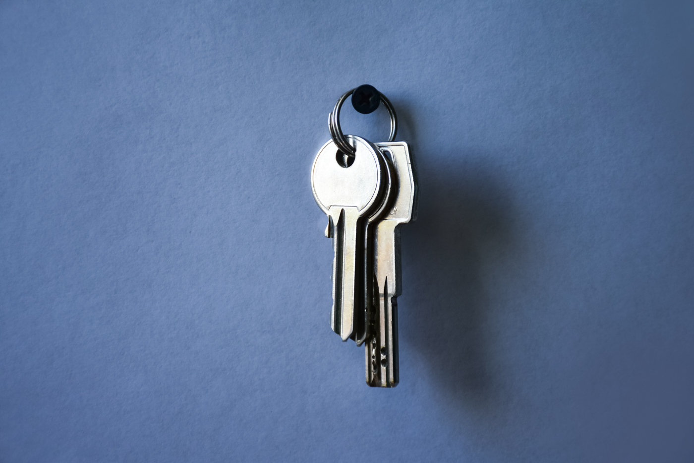 Locksmith unlocking residential door lock professionally