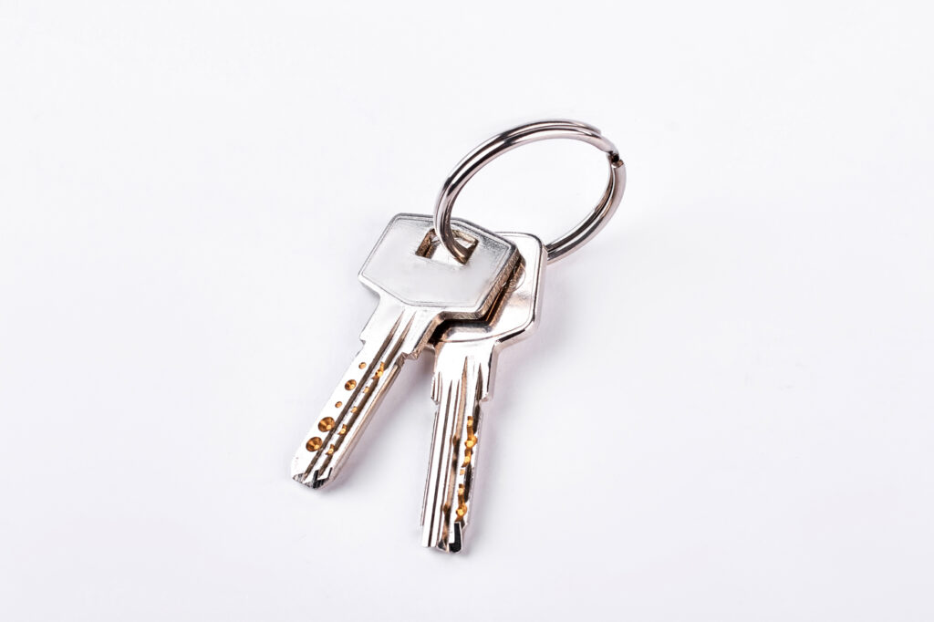 High-security commercial keys for retail locks