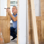 Commercial door installation technician
