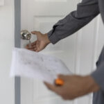 Front door trim repair inspection
