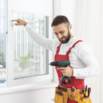 Professional window installation work