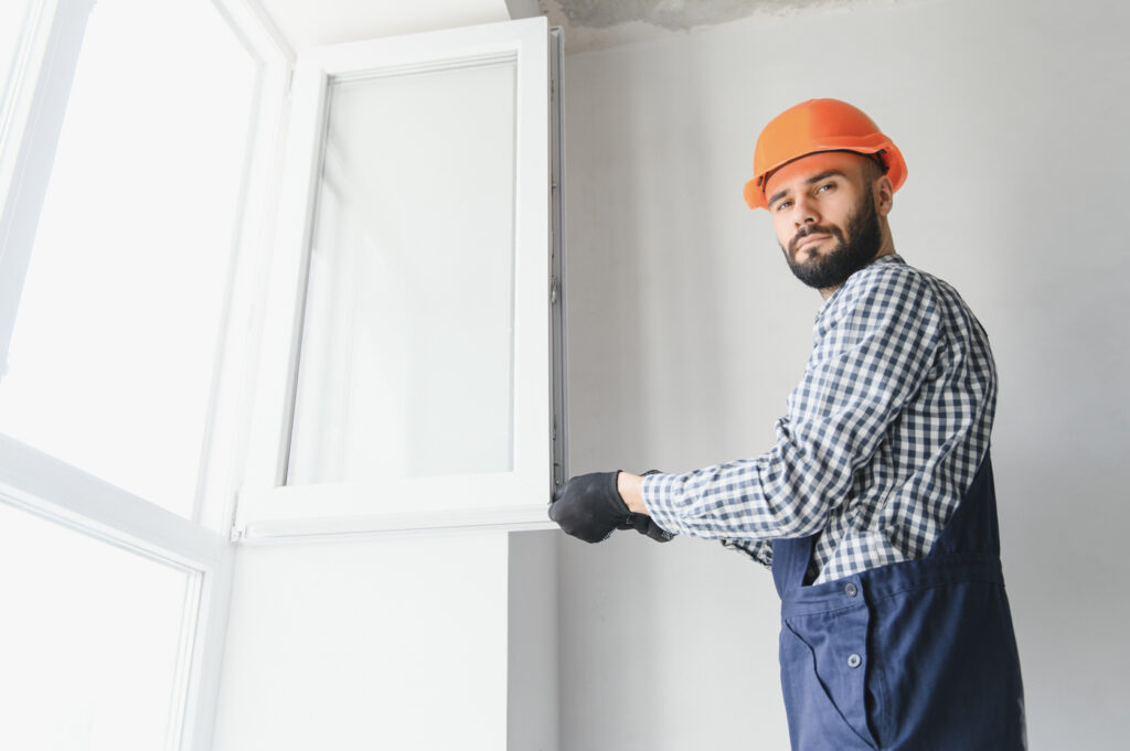 Window installation in Canadian home