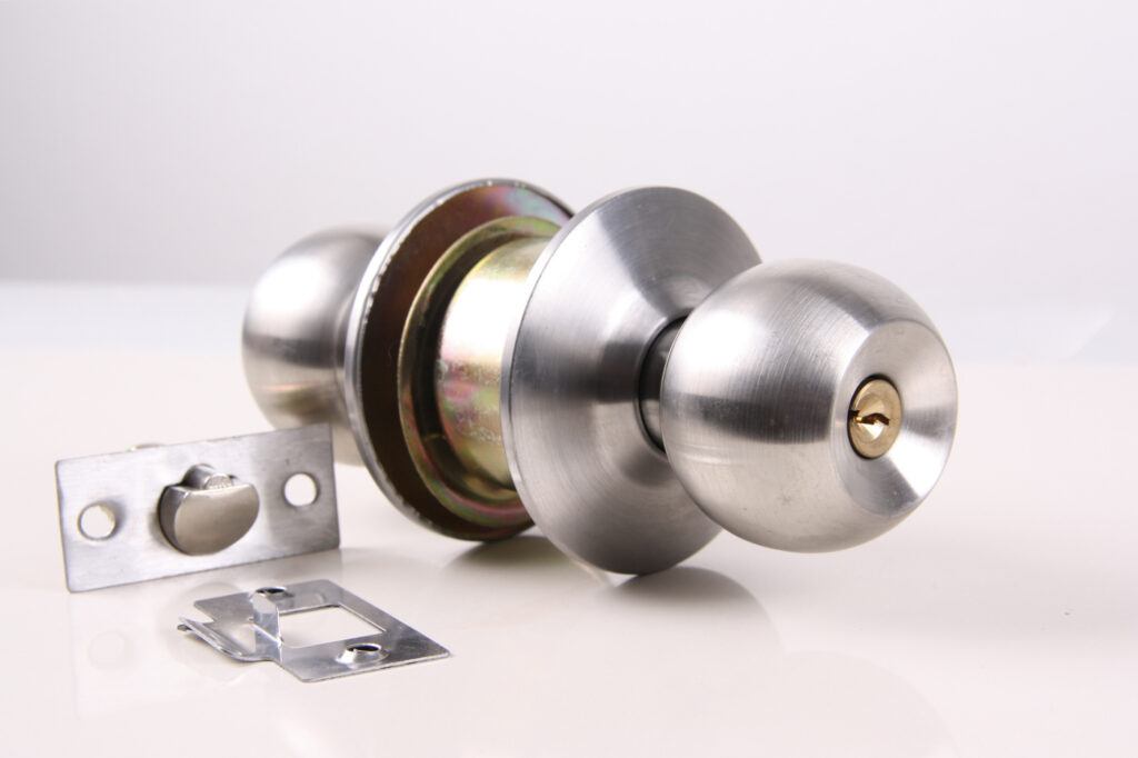 Condo security door lock and latch set