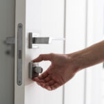 Hand turning deadbolt lock for home security