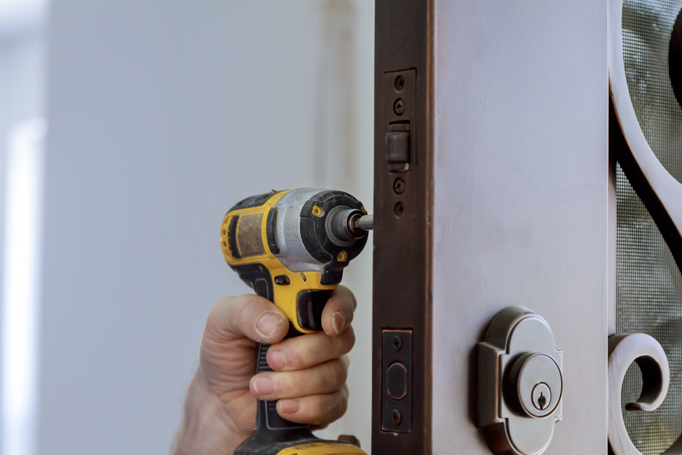 Lock upgrade for home insurance compliance