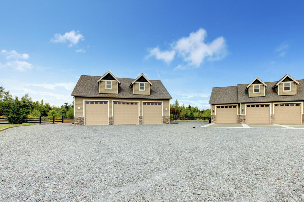 Residential garage doors on Canadian homes