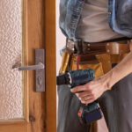 RV locksmith installing travel lock