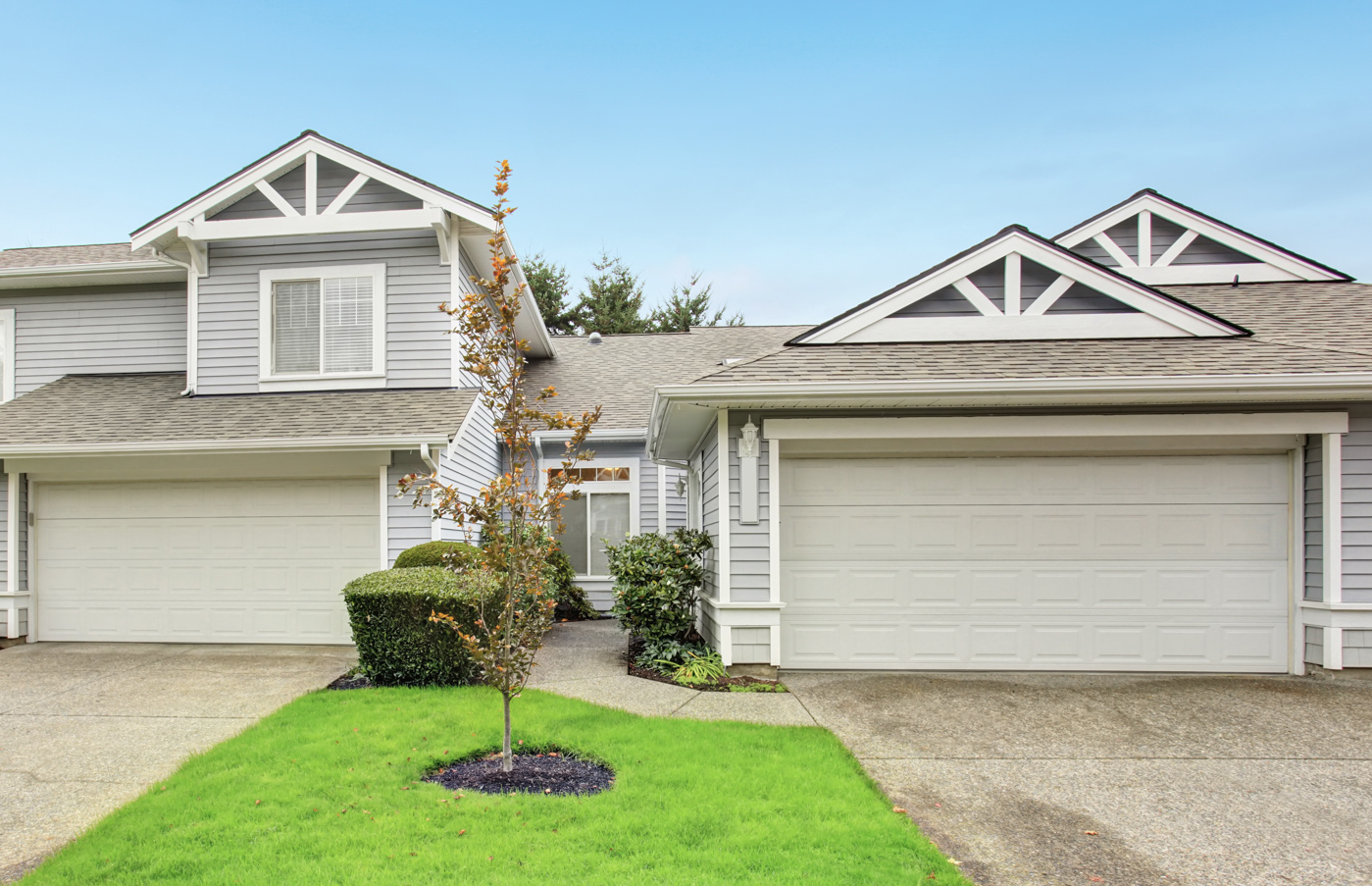Residential garage door replacement home